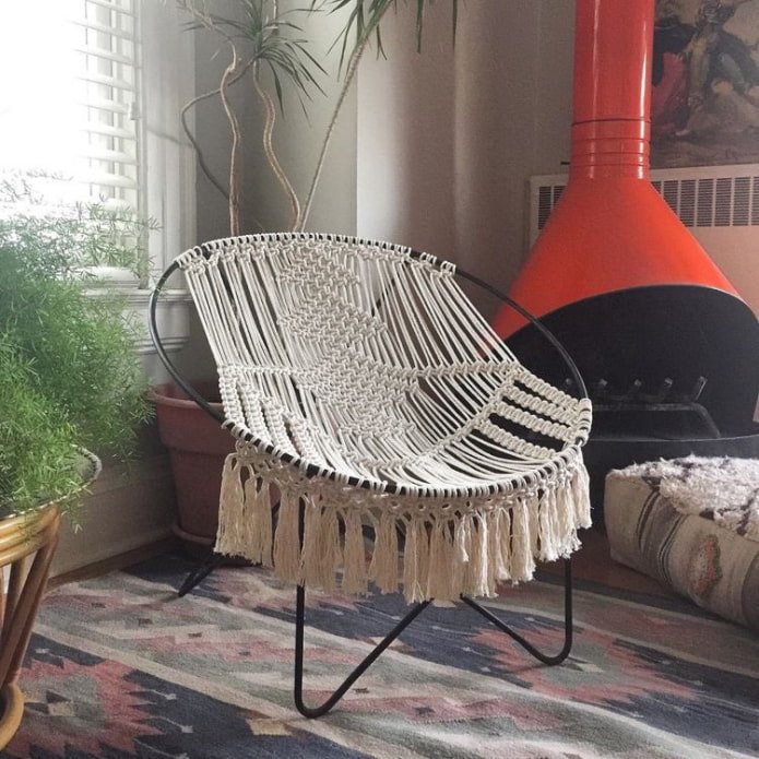 кресло из макраме кресло из макраме