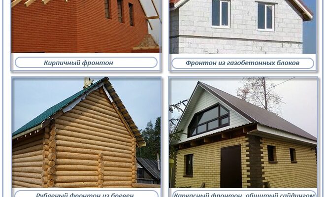 Способи зав'язування фронтону: двосхилий дах своїми руками