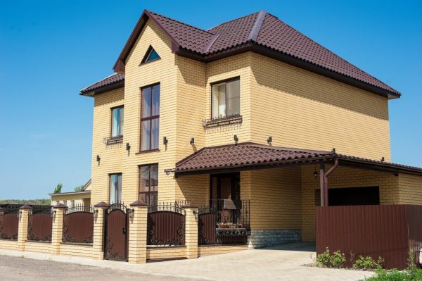 Жовта облицювальна цегла: ціна, розміри, кольори, FineBer