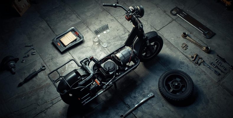 Ремонт електросамокатів Івано-Франківськ :: Повне відновлення ходової і батареї