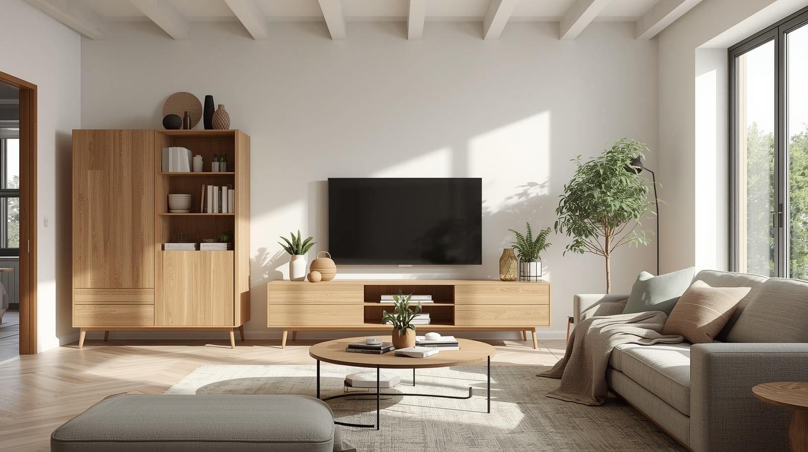 Сучасна кухня в кольорі дуб сонома та графіт